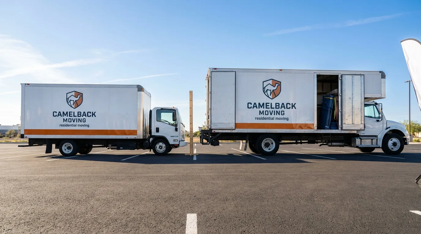 Moving truck size capacity guide in Sutton